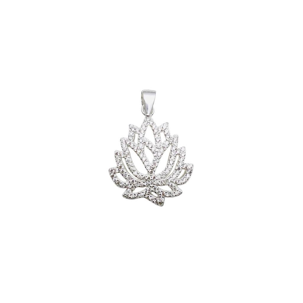 Colgante Flor de Loto – Plata Fina 925