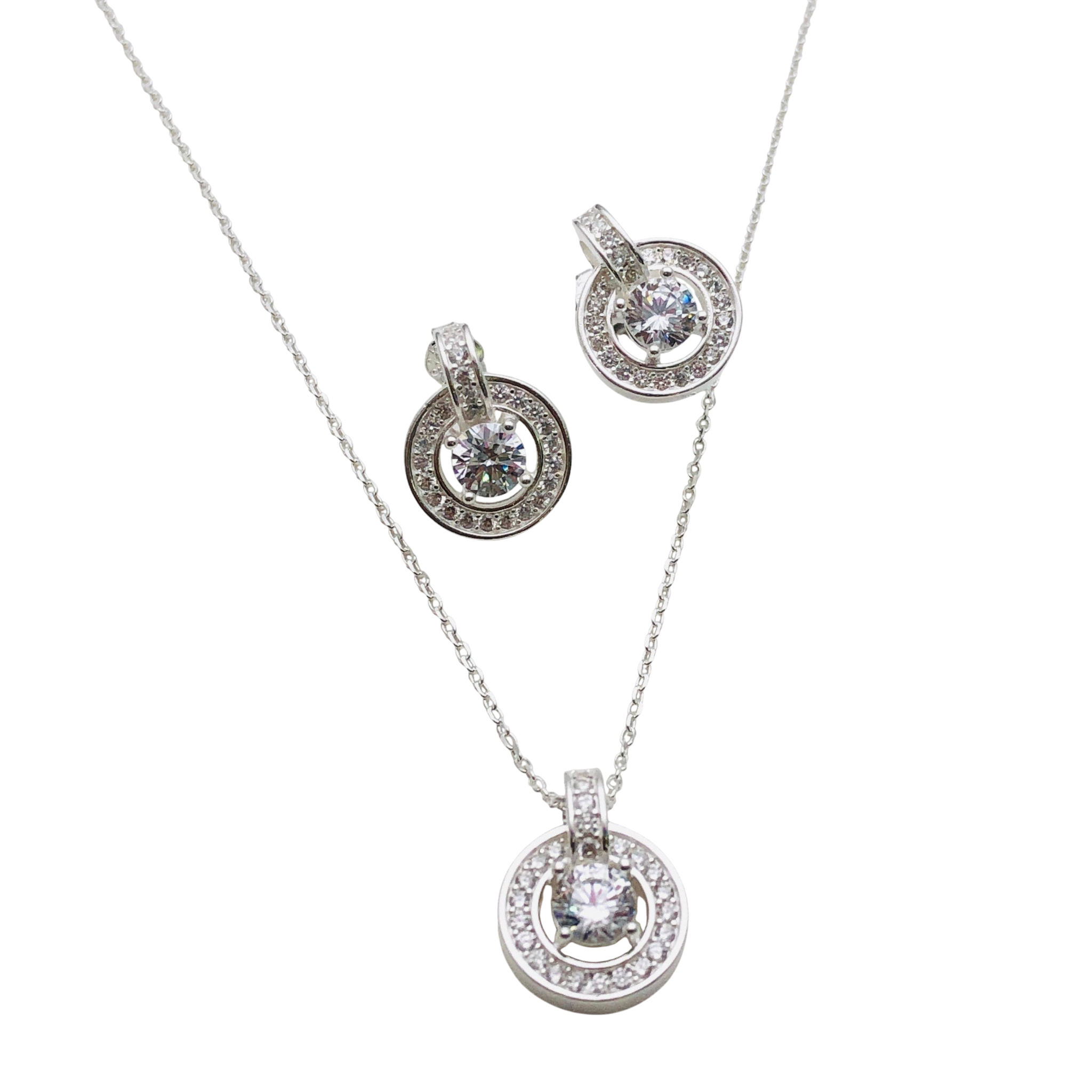 Set Esfera Brillante – Plata Fina 925