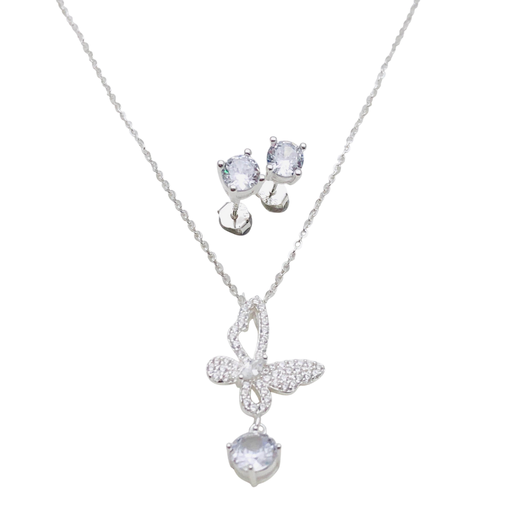 Set Mariposa de Luz – Plata Fina 925