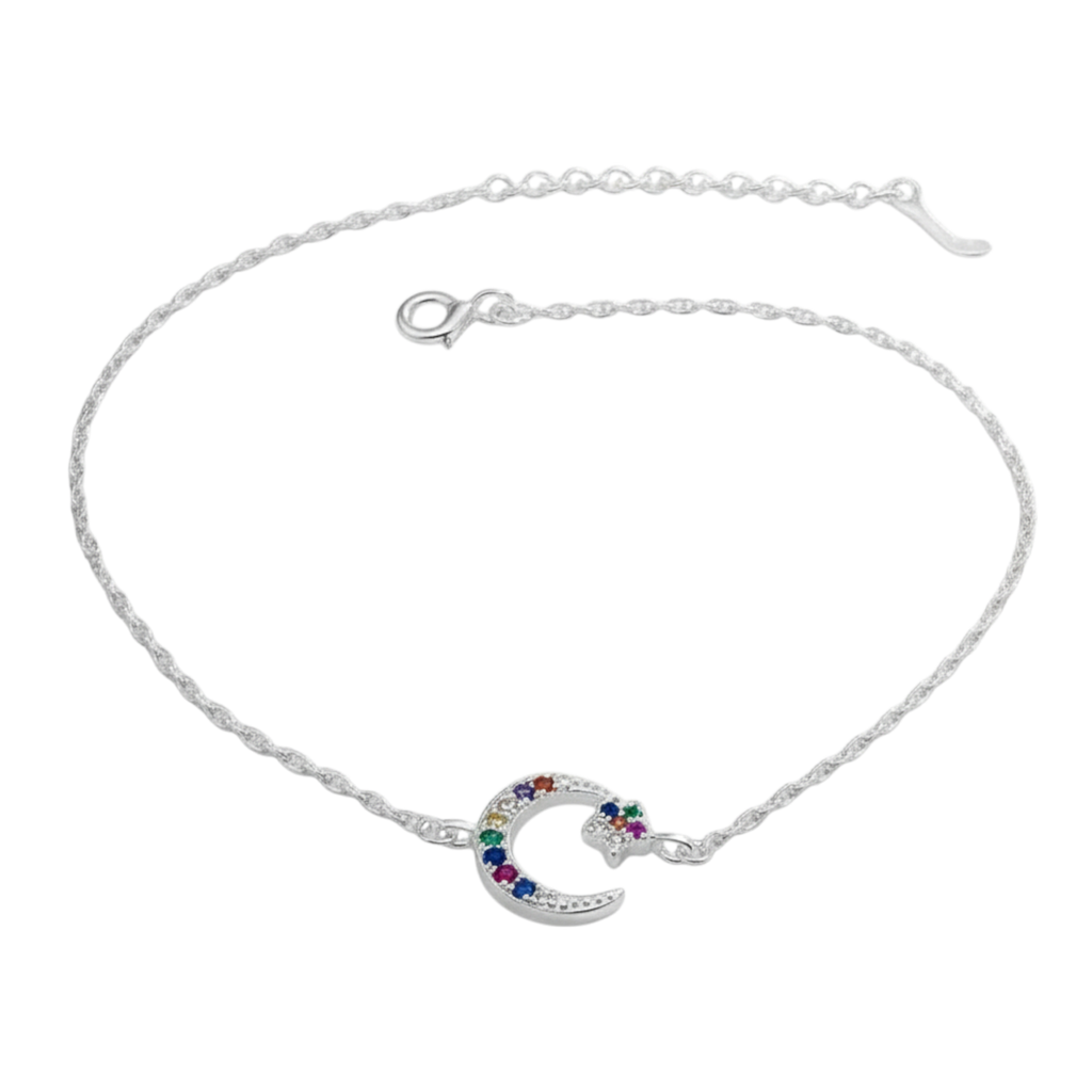 Pulsera Luna Multicolor – Plata Fina 925