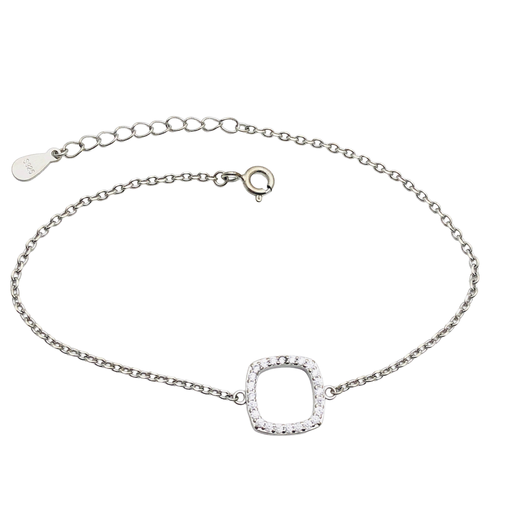 Pulsera Minimal Square – Plata Fina 925