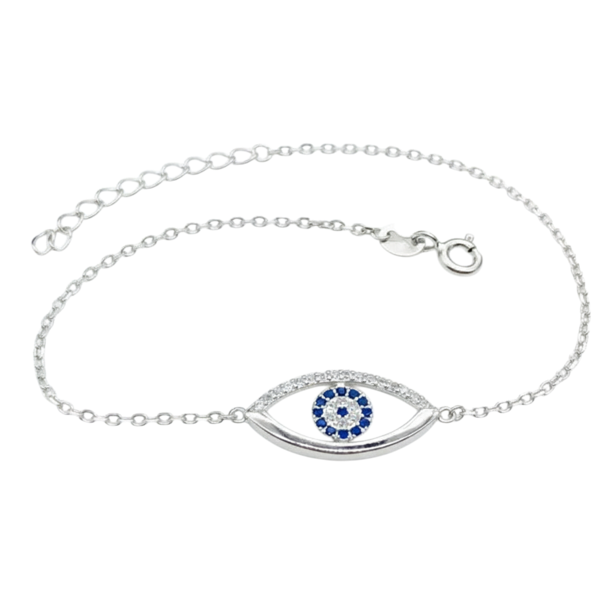 Pulsera Ojo Turco – Plata Fina 925