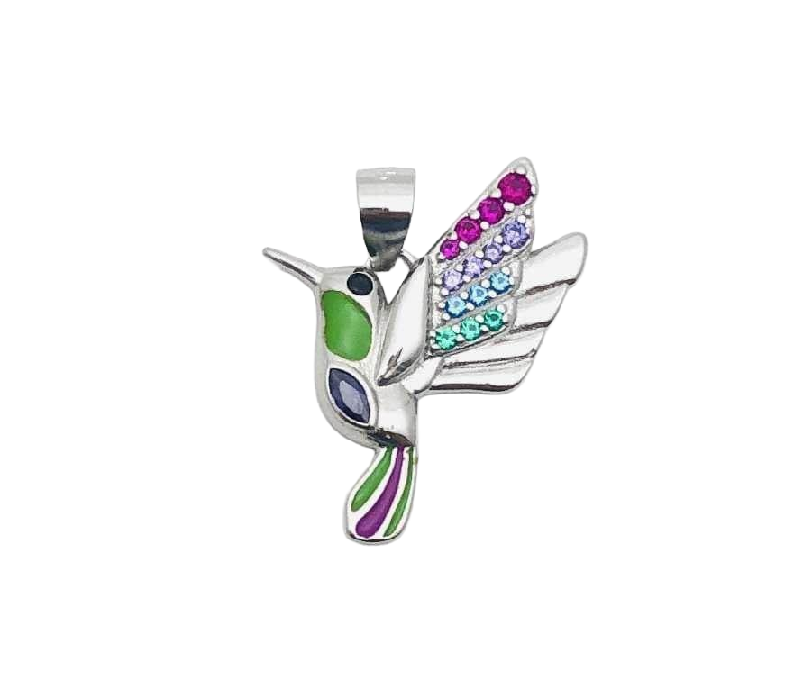 Collar Colibrí – Plata Fina 925