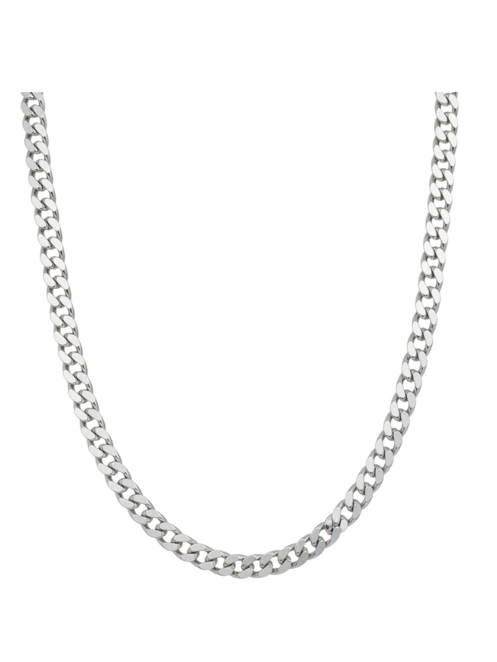 Cadena Italiana Grumet en Plata 925 – 55 y 60 cm.