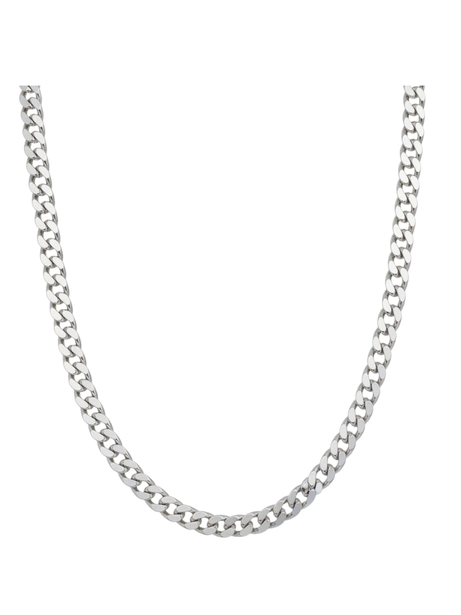 Cadena Italiana Grumet en Plata 925 – 55 y 60 cm.