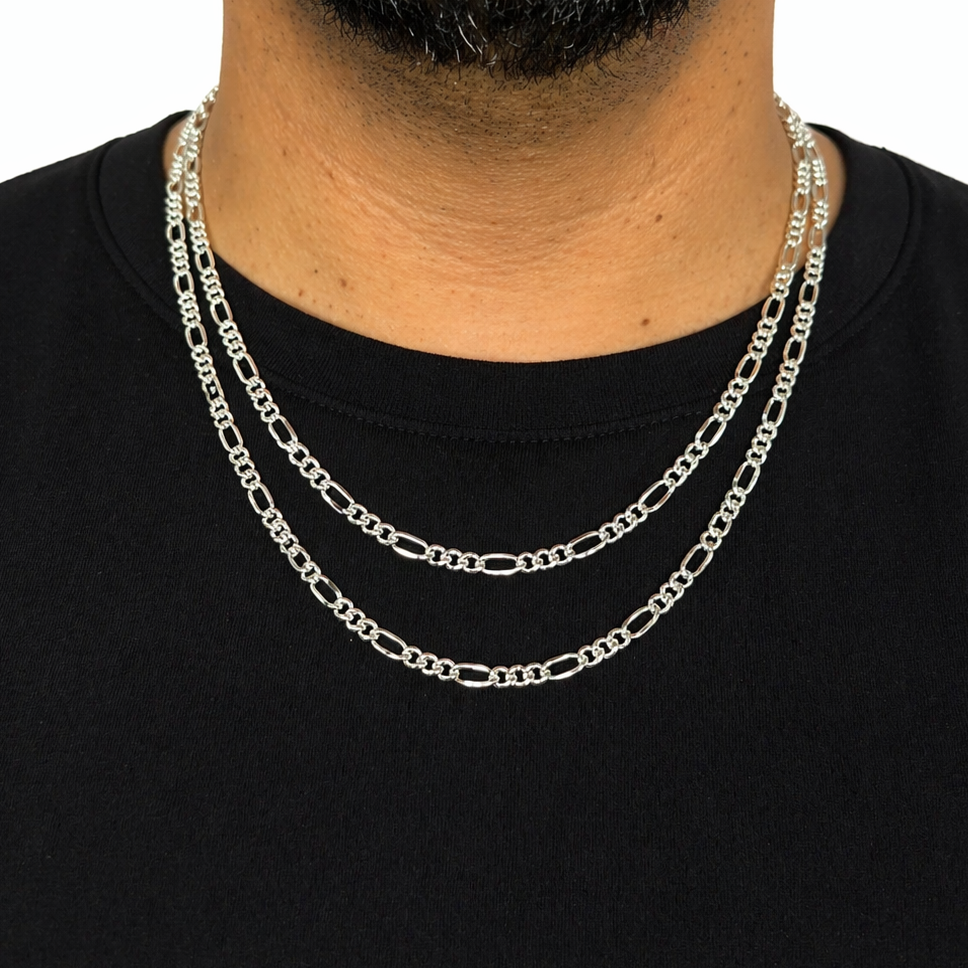 Cadena Cartier Plata 925 – 55cm y 60cm Fabricación Italiana