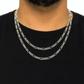Cadena Cartier Plata 925 – 55cm y 60cm Fabricación Italiana