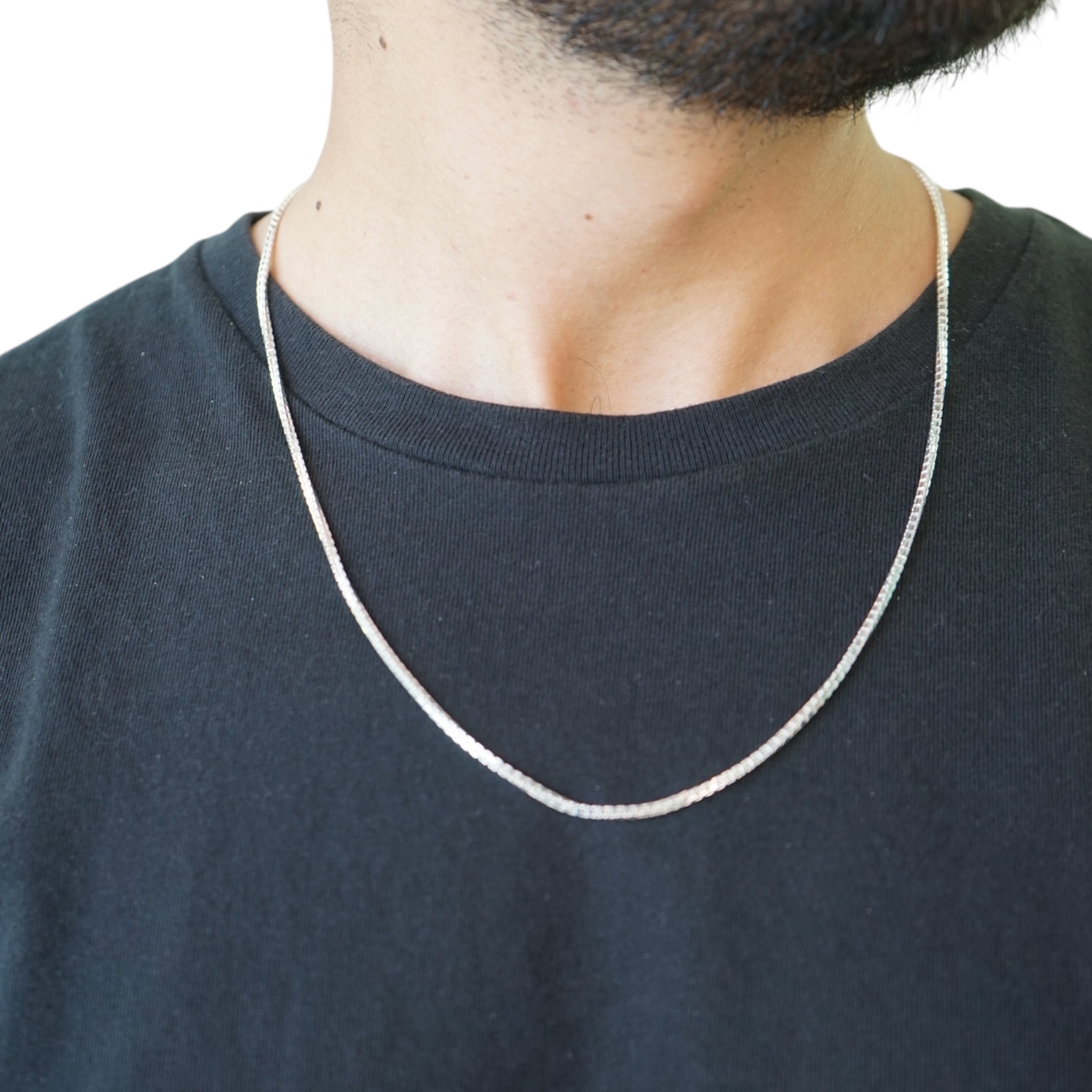 Cadena Veneciana · Plata Ley 925 · 60 cm