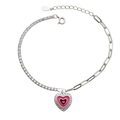 Pulsera Heart Duo – Plata Fina 925