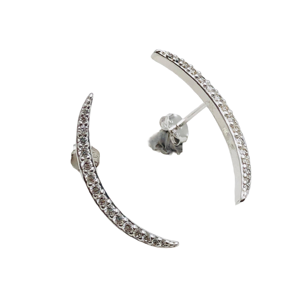 Aros Crescent – Plata Fina 925