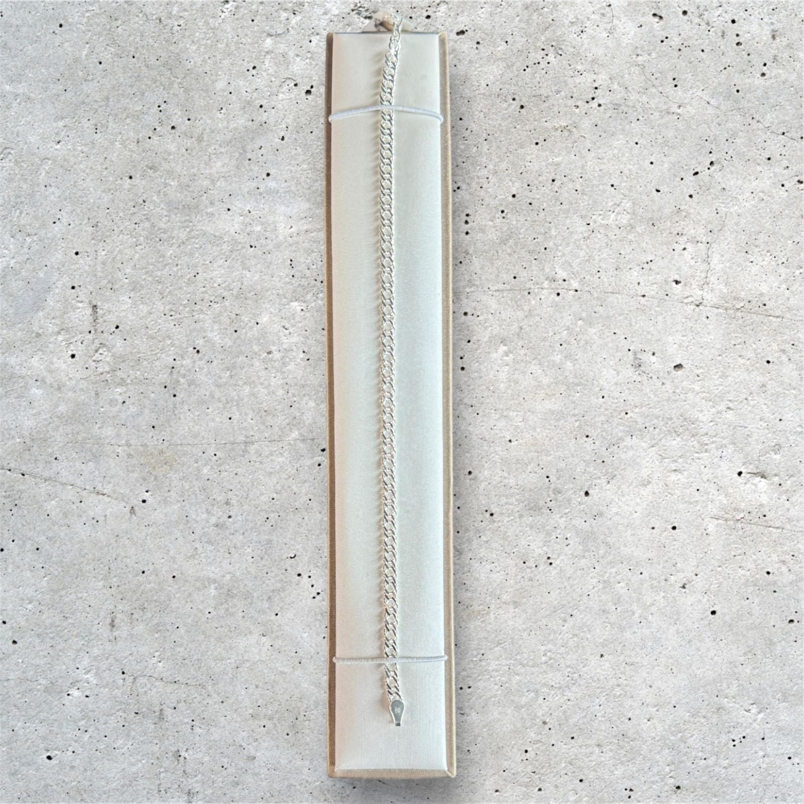 Pulsera Doble Grumet Plata 925 – Fabricación Italiana