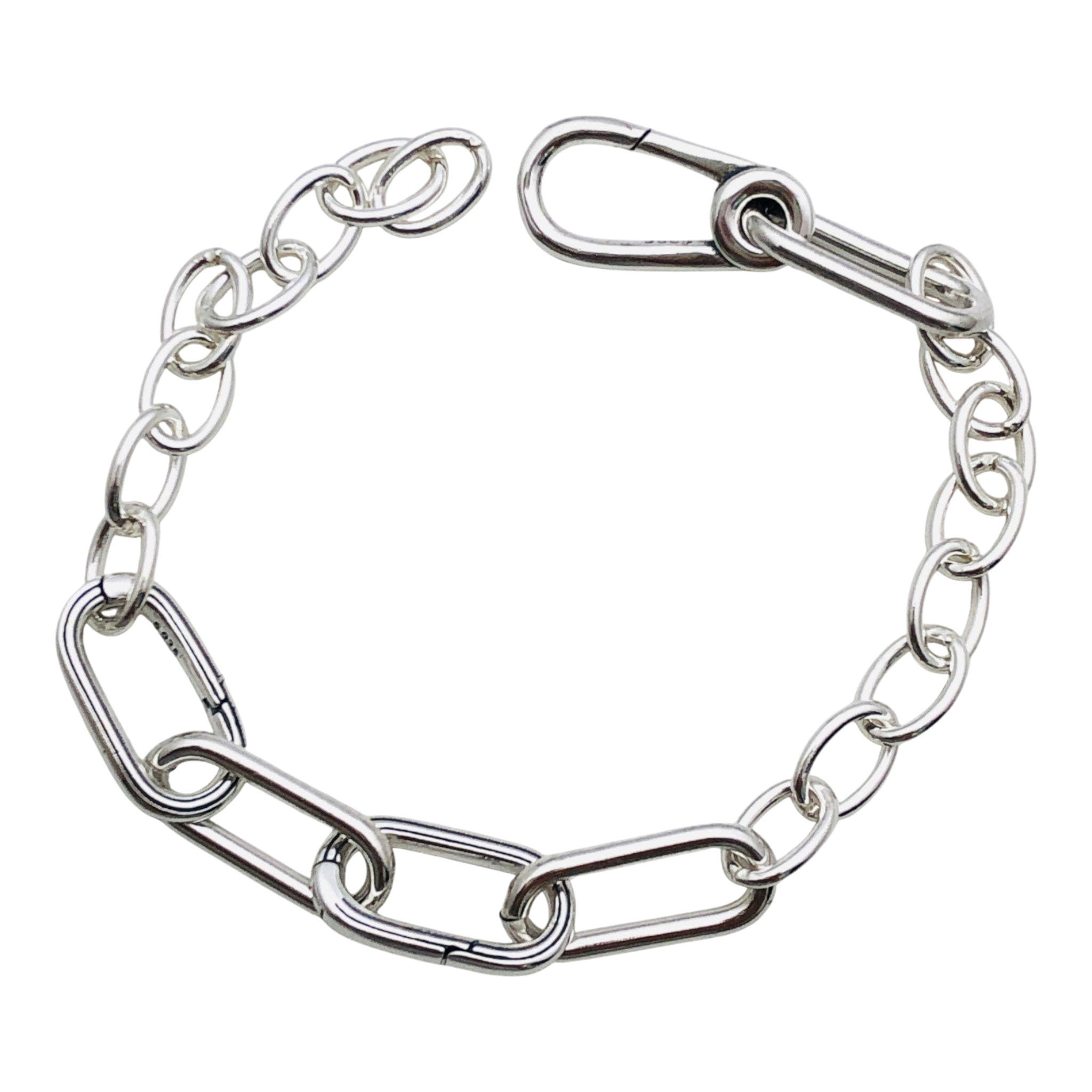 Pulsera Paperclip Essential – Plata Fina 925