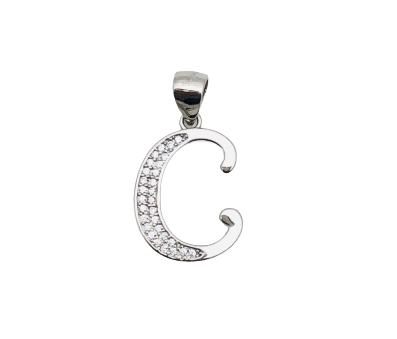 Colgante Inicial – Plata Fina 925