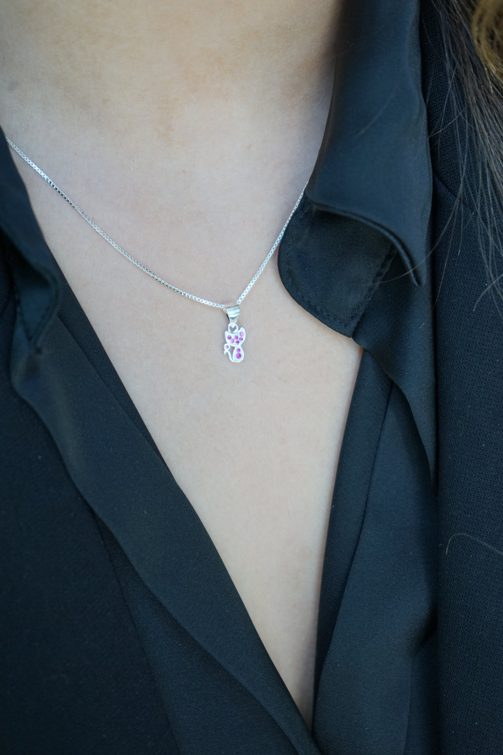 Conjunto de Gato - Plata Fina 925