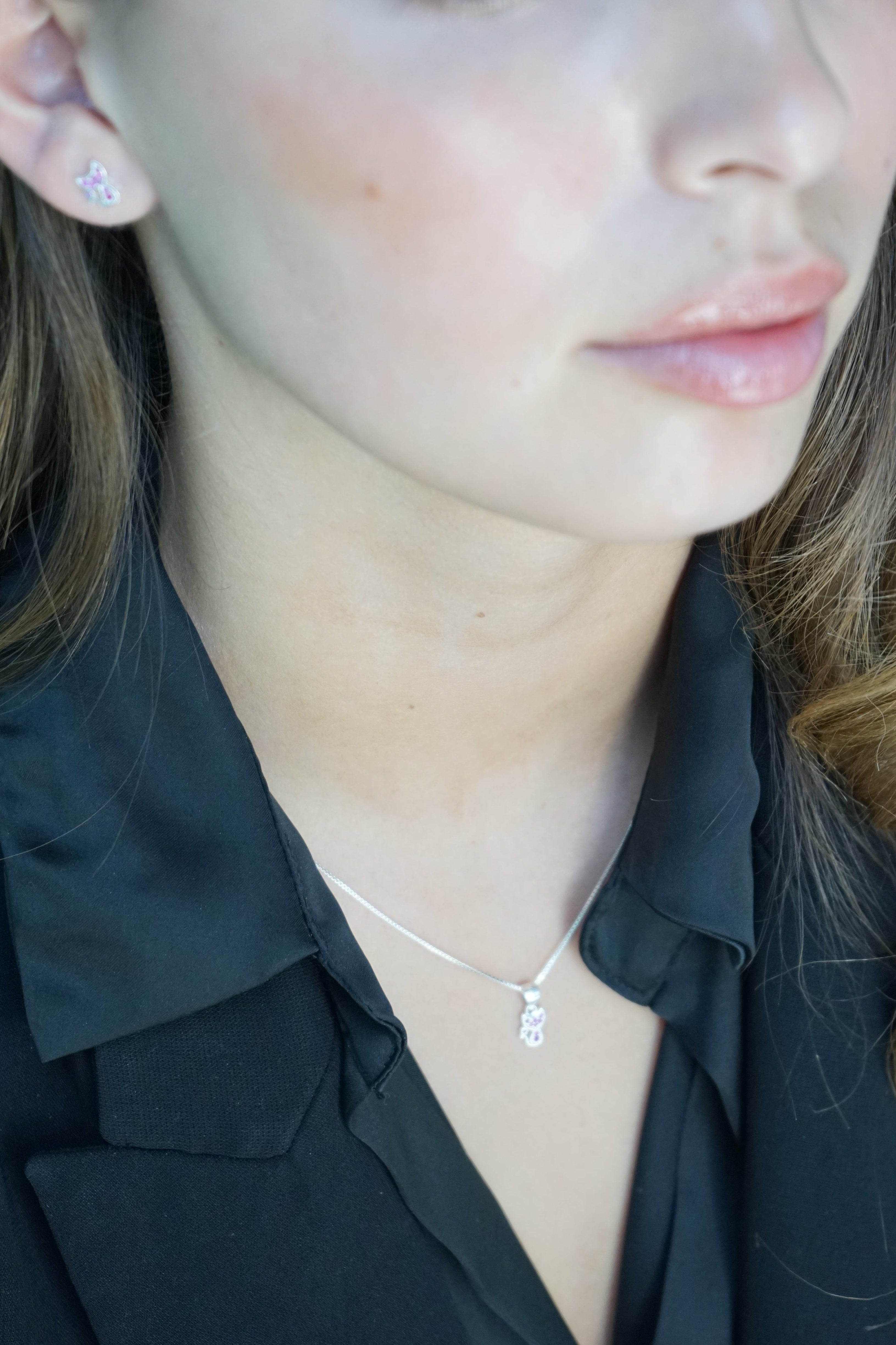 Conjunto de Gato - Plata Fina 925