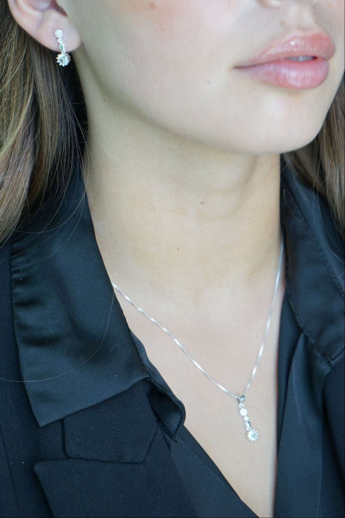 Conjunto Brillo Eterno – Plata Fina 925