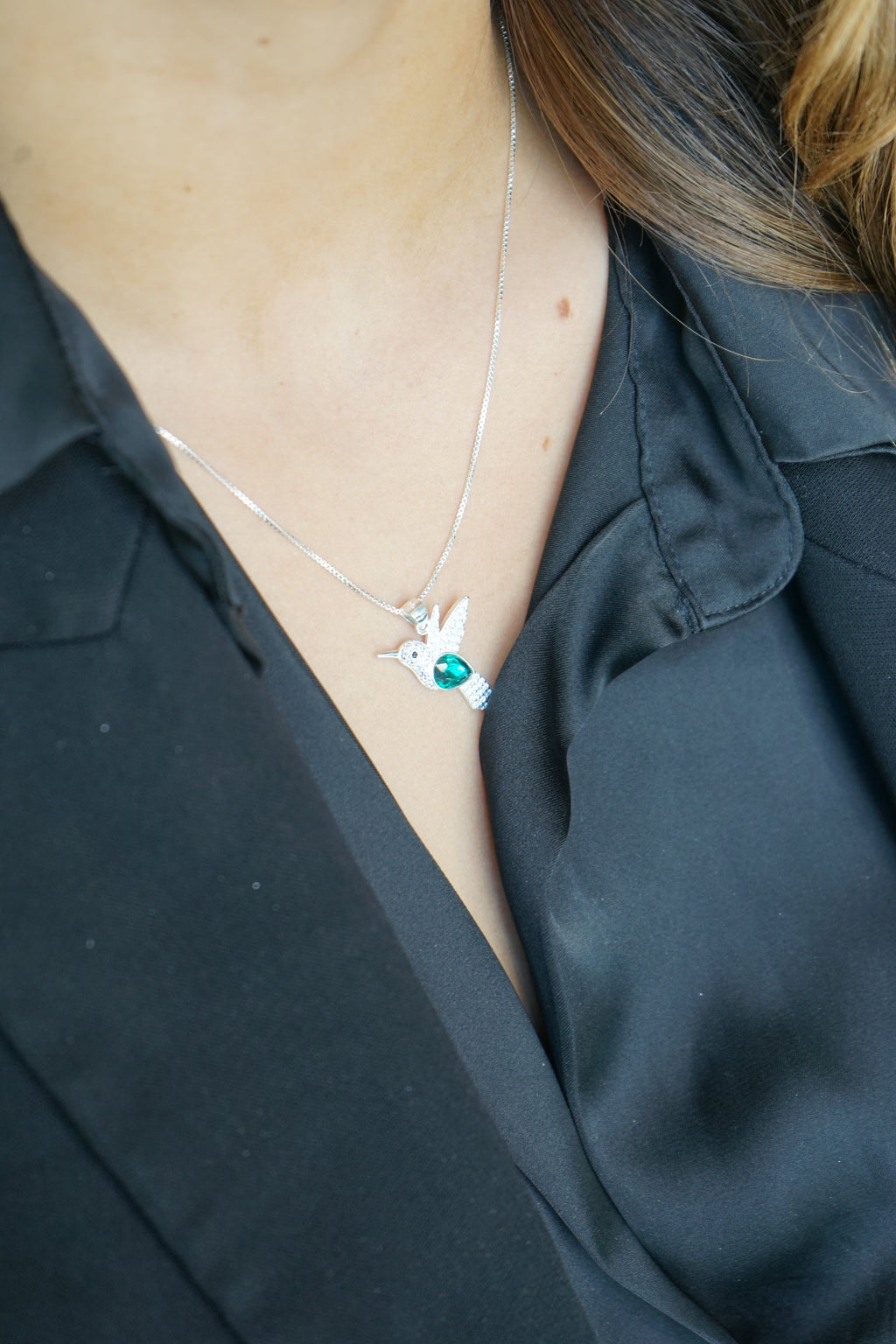 Conjunto COLIBRÍ en Plata Fina 925 con Circones