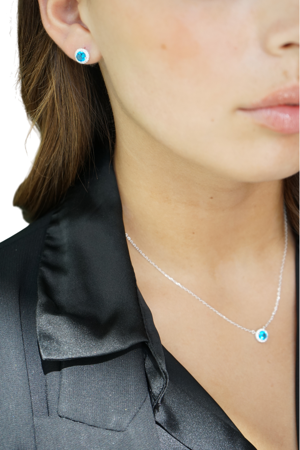 Set Clásico Brillante – Plata Fina 925