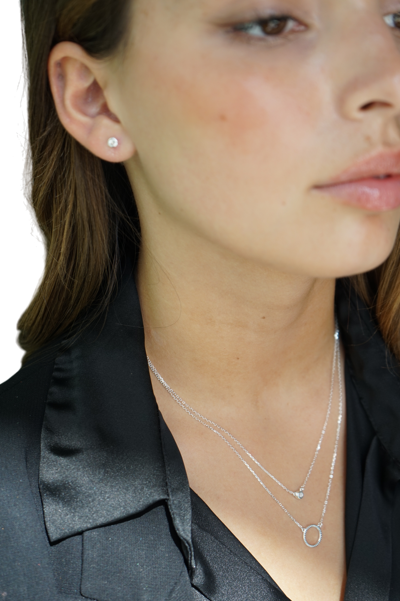 Set Doble con Punto de Luz – Plata Fina 925