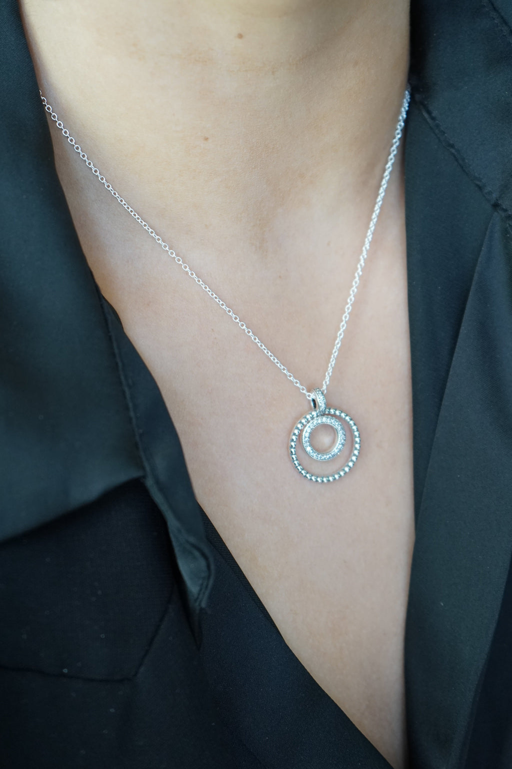 Collar Círculos de Intención – Plata Fina 925