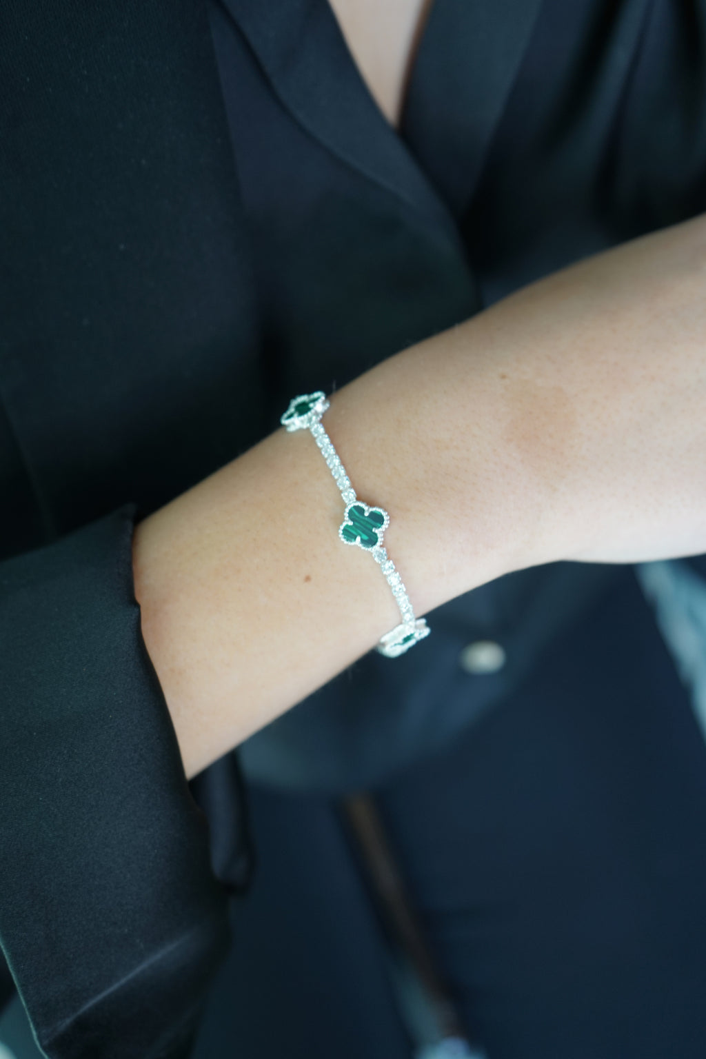 Pulsera Clover – Plata Fina 925