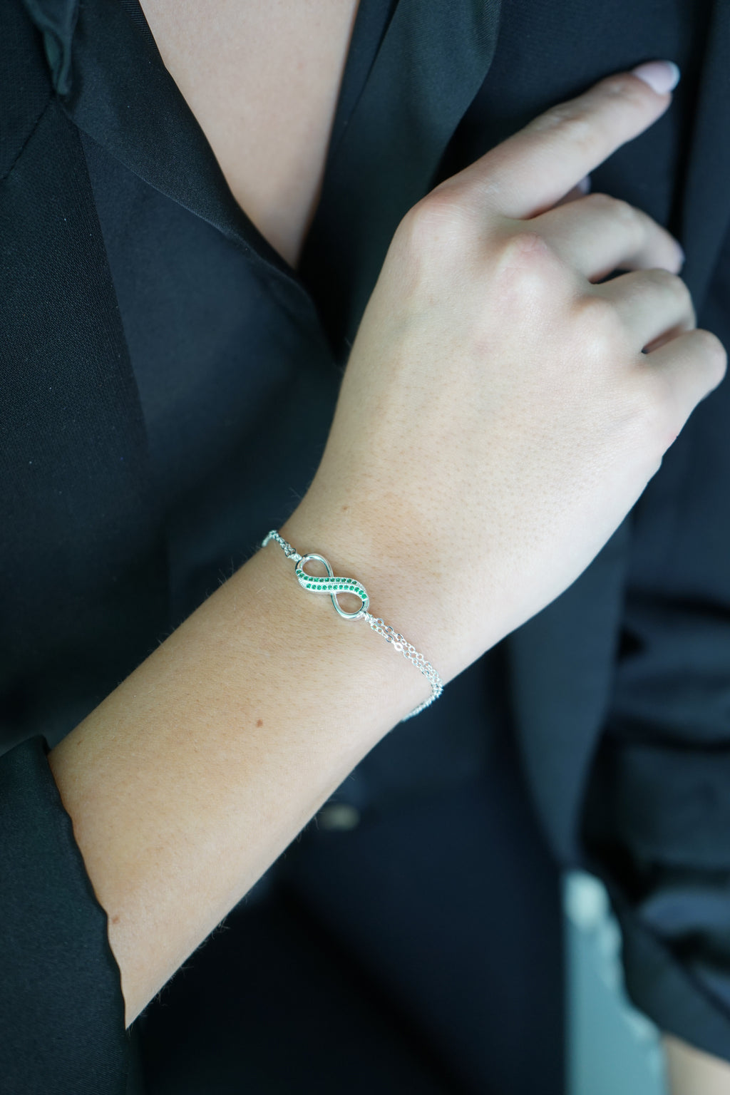 Pulsera Infinity Aura – Plata Fina 925