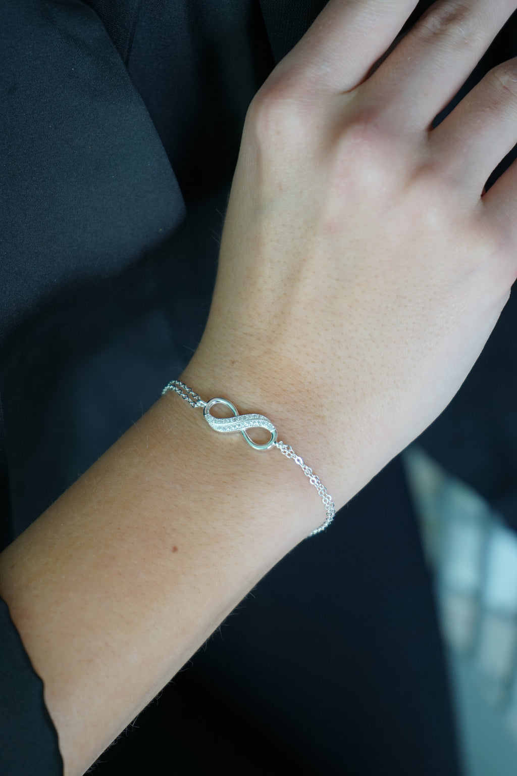 Pulsera Infinity Aura – Plata Fina 925