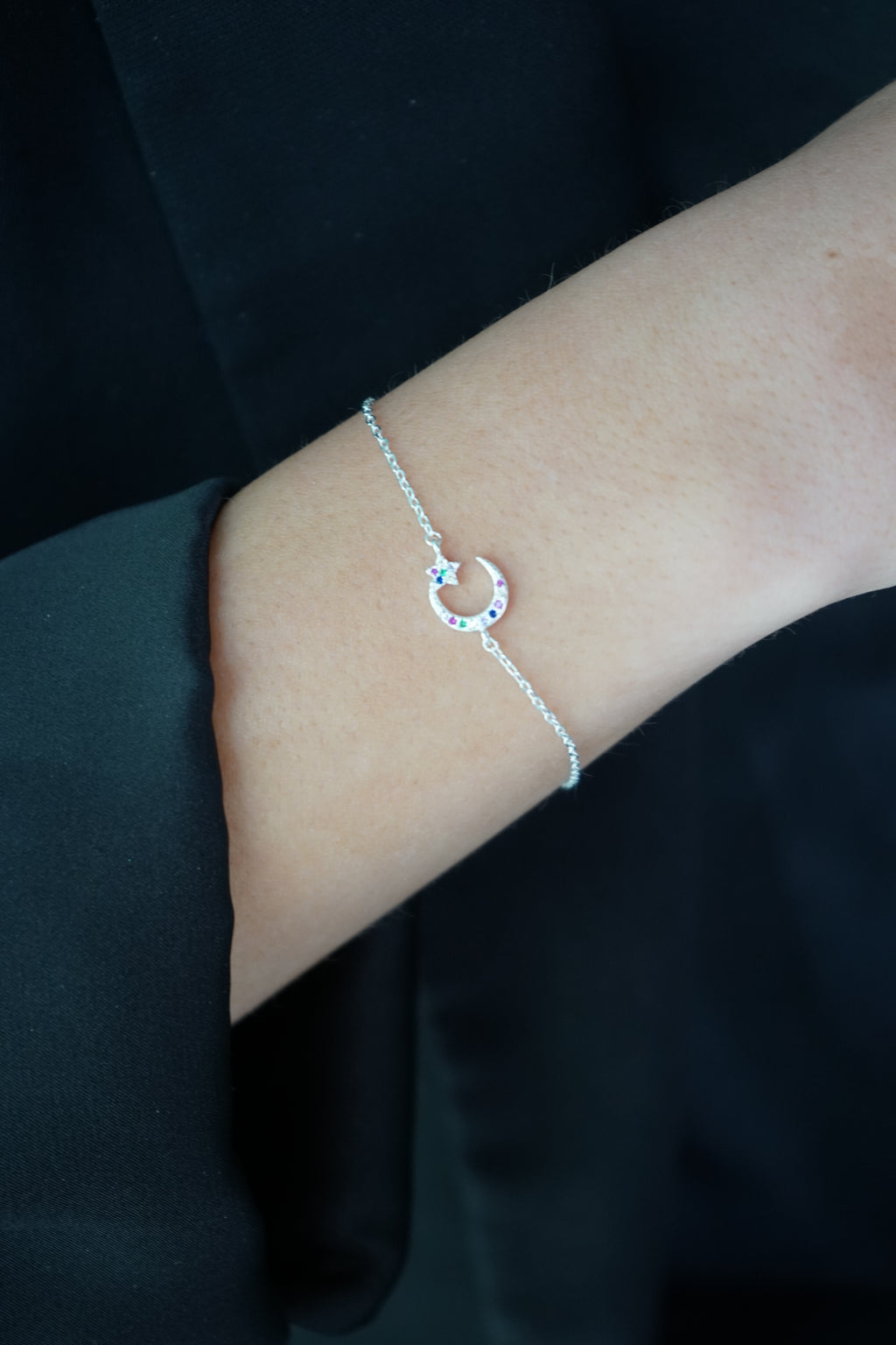 Pulsera Luna Multicolor – Plata Fina 925