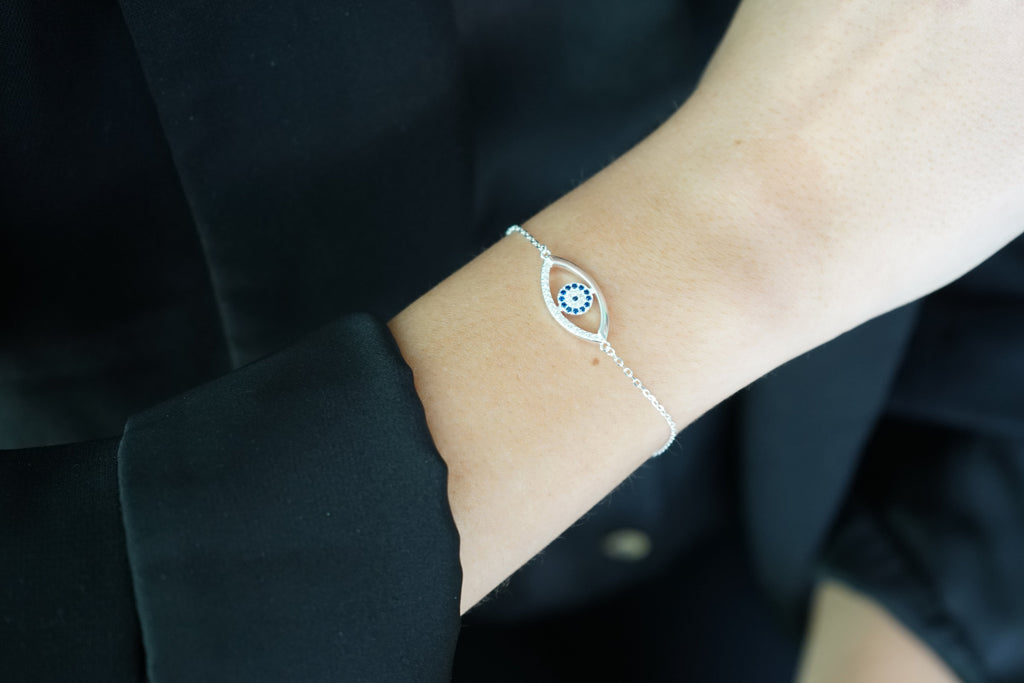 Pulsera Ojo Turco – Plata Fina 925