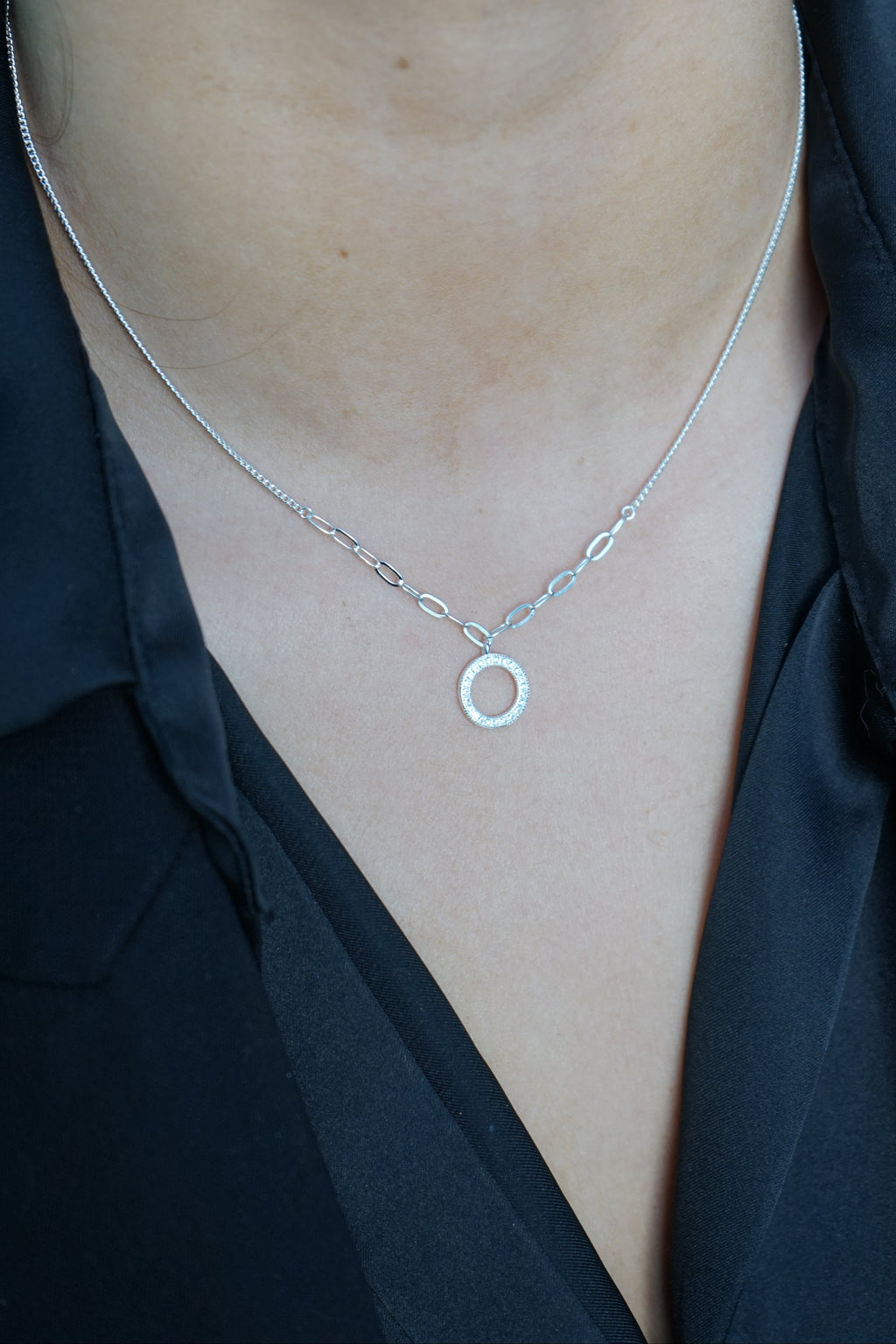 Collar Aro de Luz – Plata Fina 925