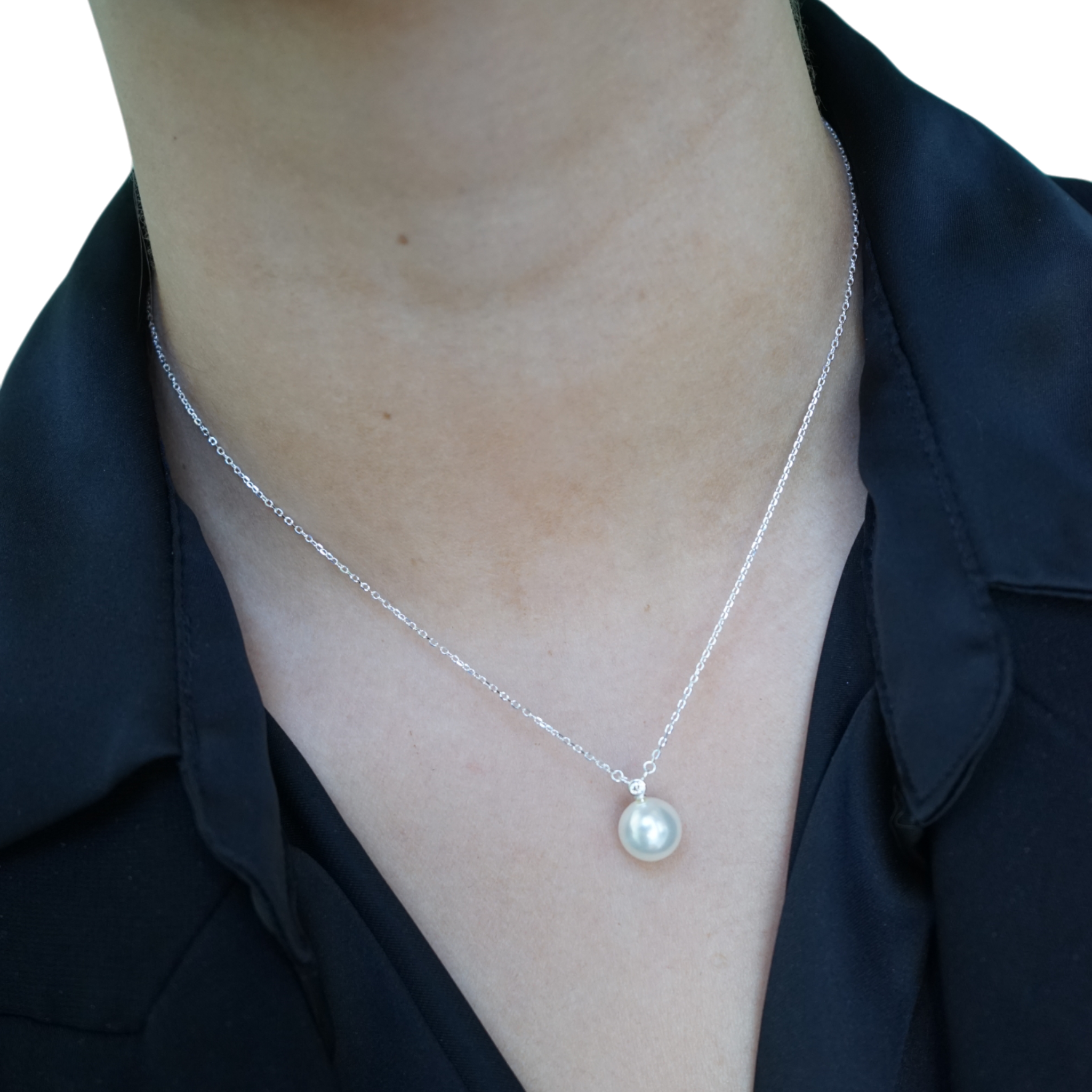 Collar Perla Clásica – Plata Fina 925