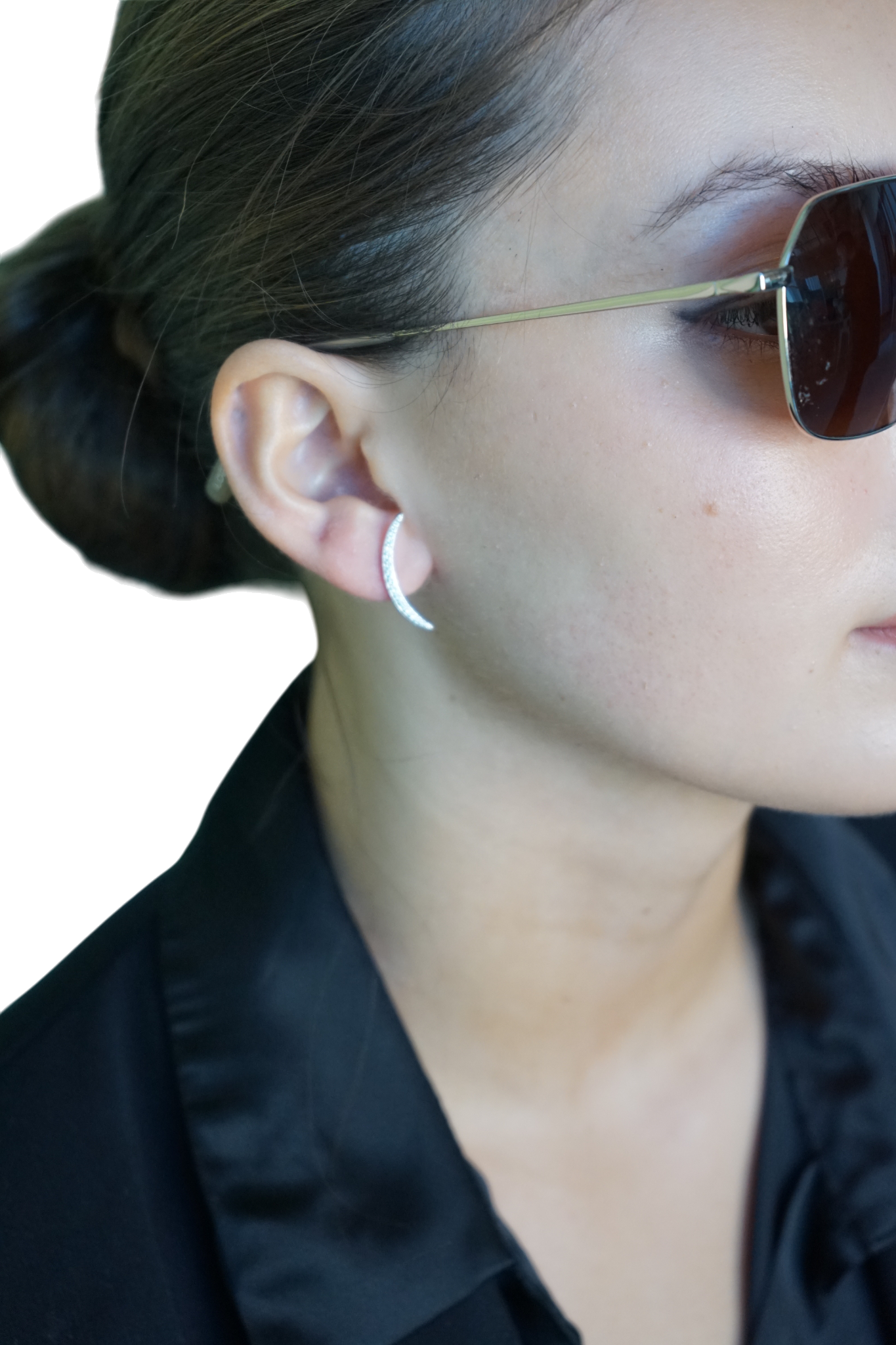 Aros Crescent – Plata Fina 925