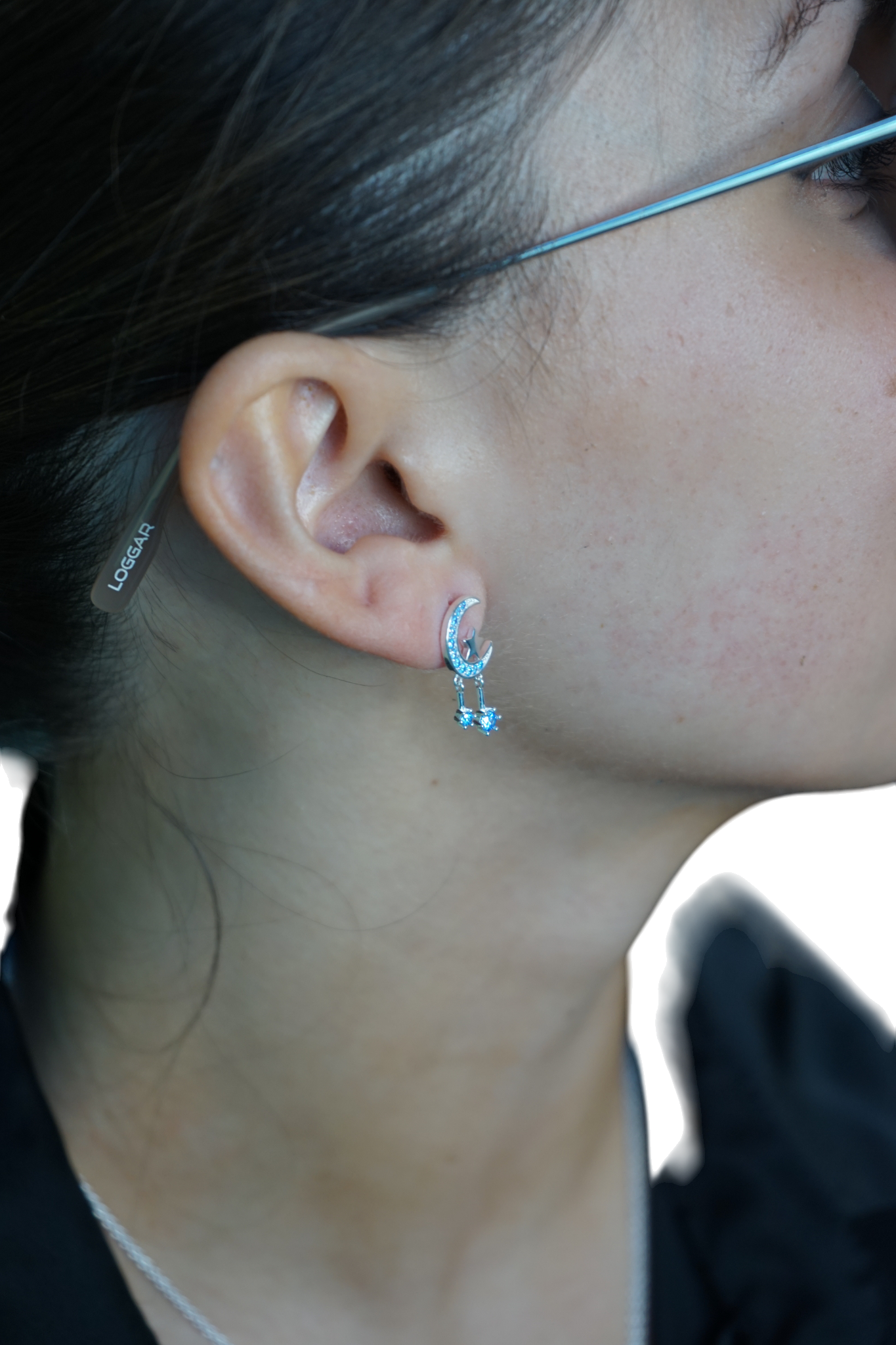 Aros Moonlight Stars – Plata Fina 925