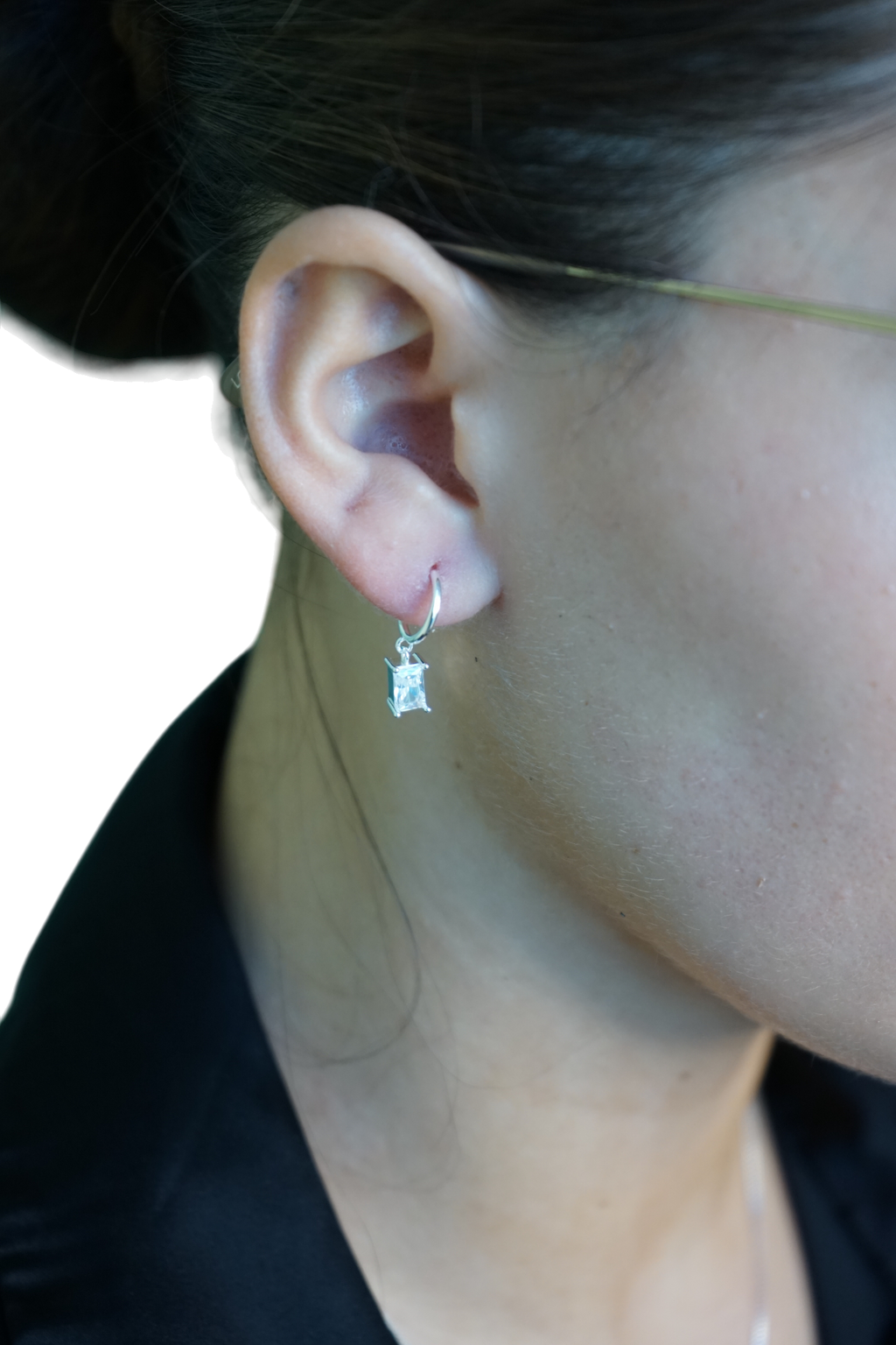 Aros Crystal Drop – Plata Fina 925