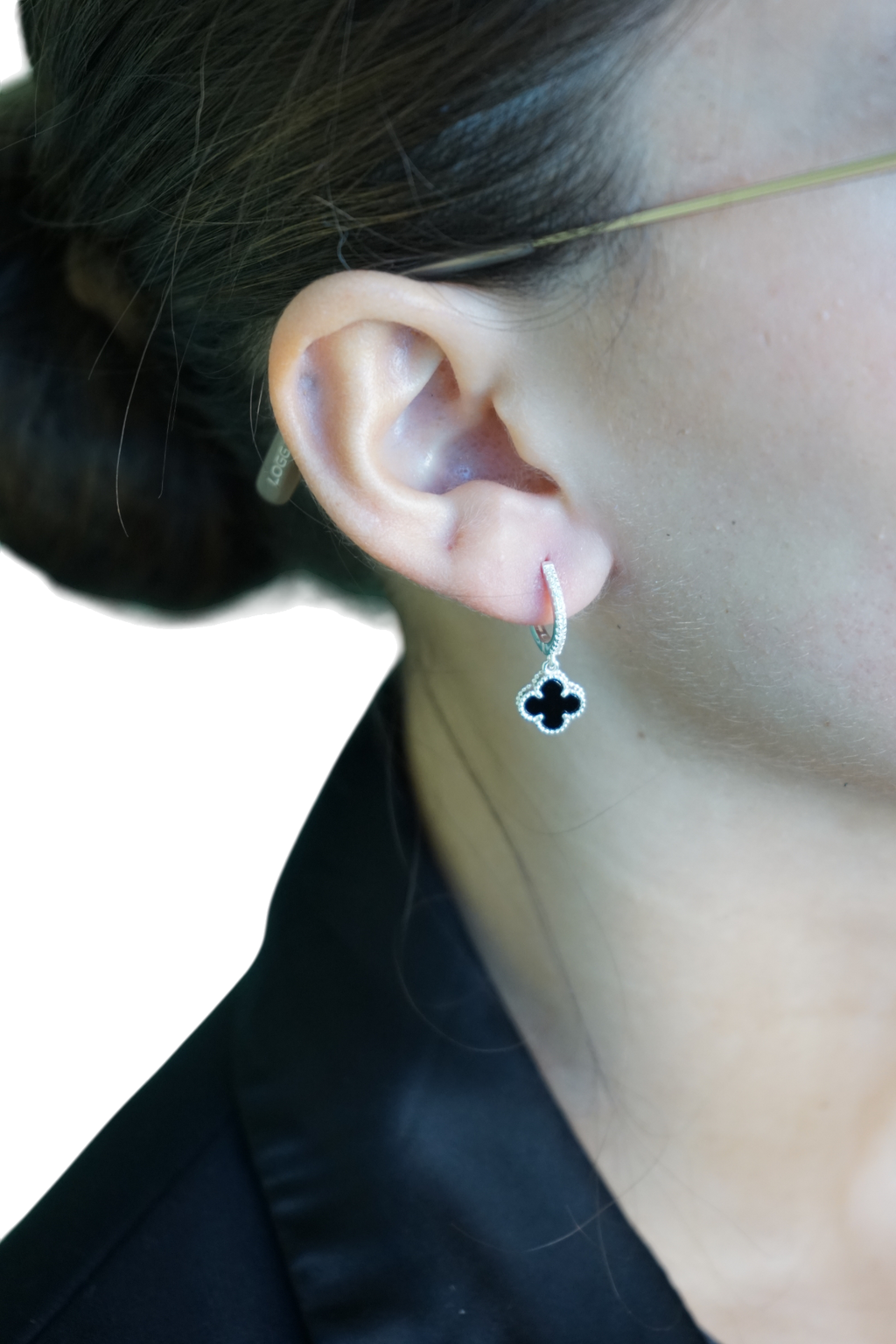 Aros Clover Luxe – Plata Fina 925