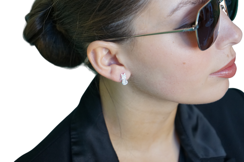 Aros Kitty Gem – Plata Fina 925