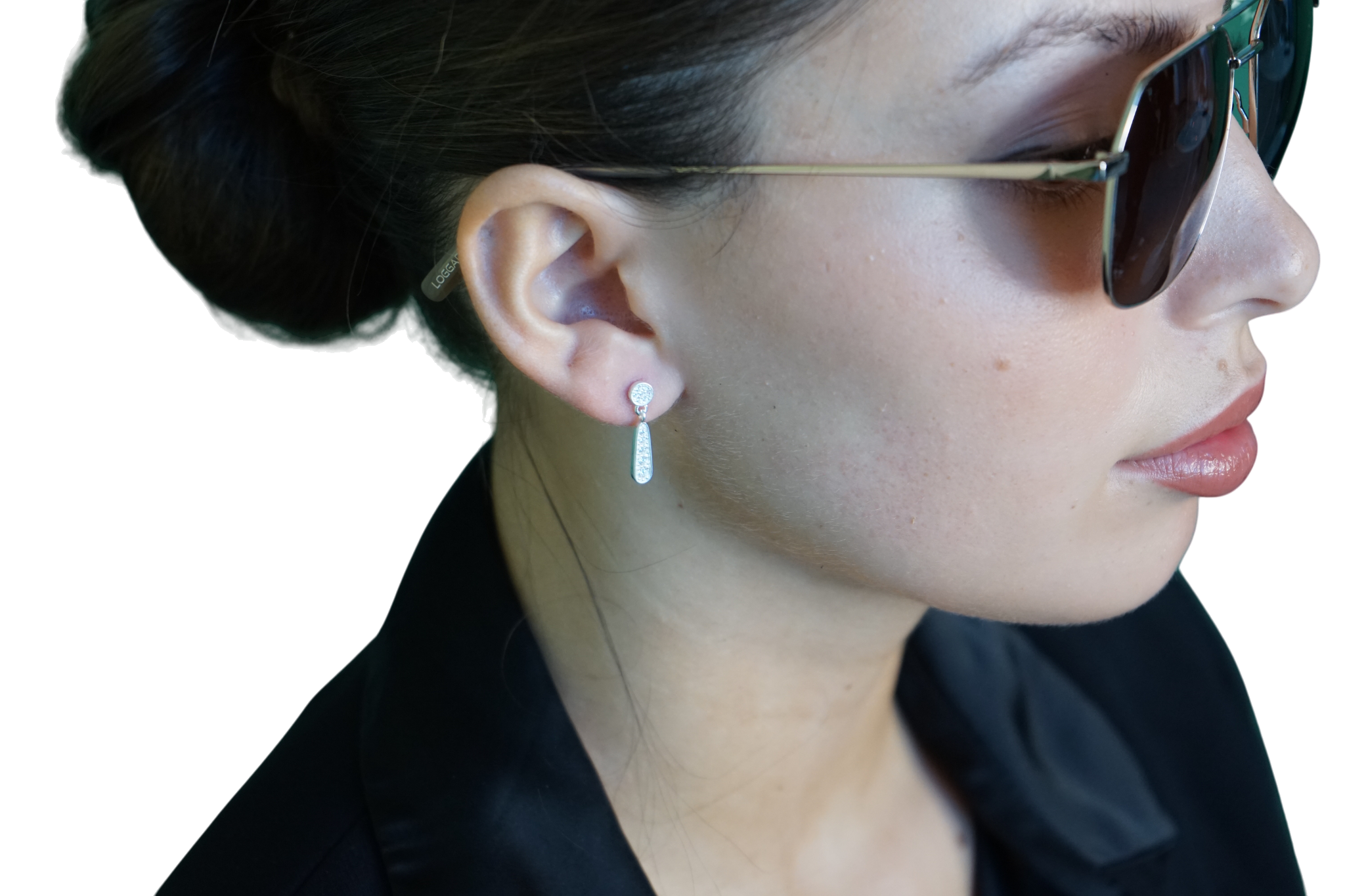 Aros Crystal Drop – Plata Fina 925