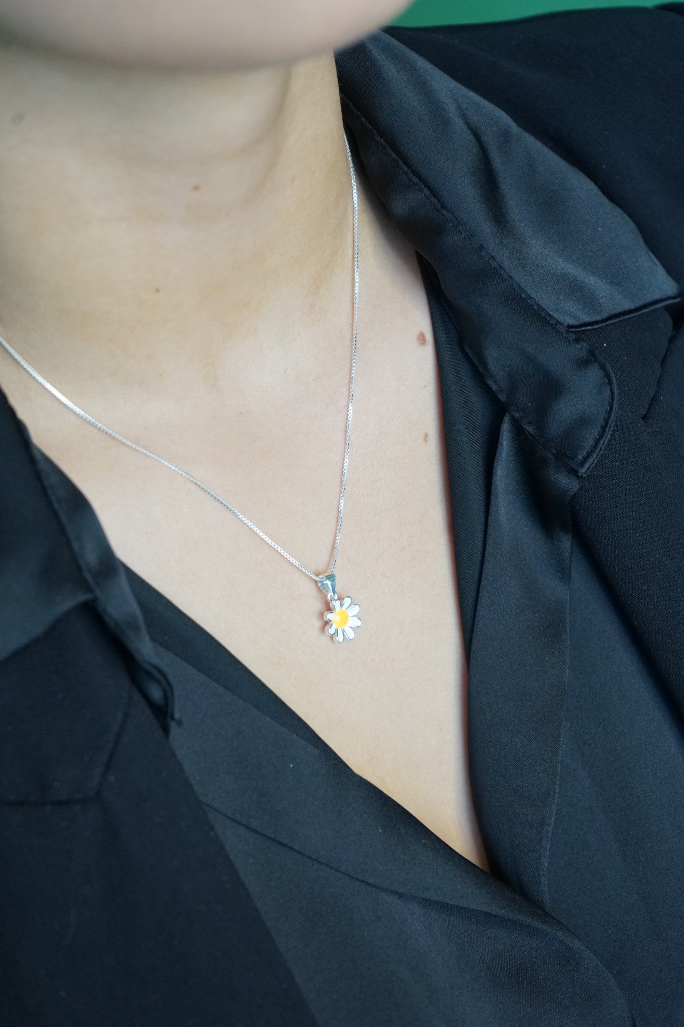 Conjunto Margarita Brillante – Plata Fina 925