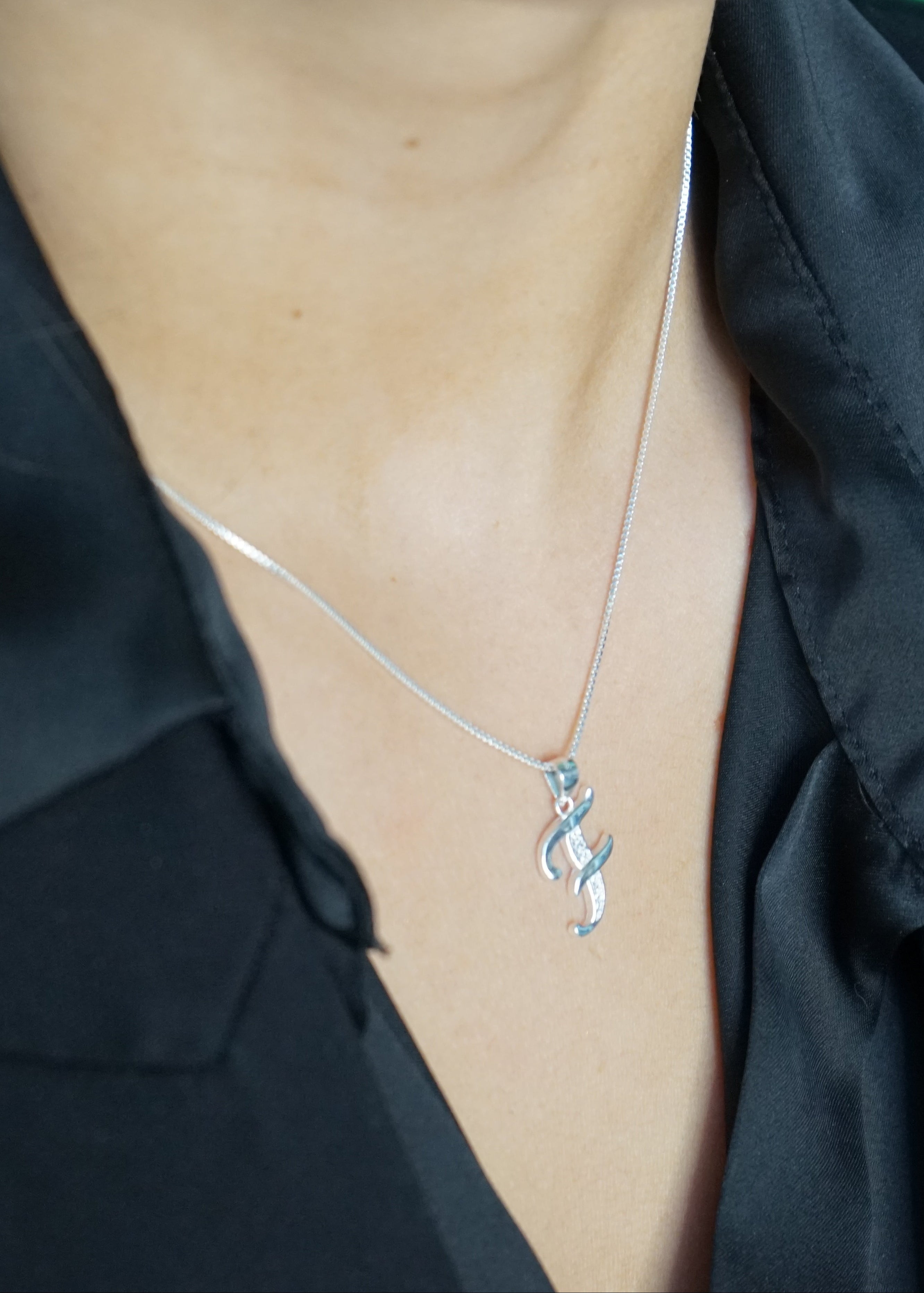 Colgante Inicial – Plata Fina 925