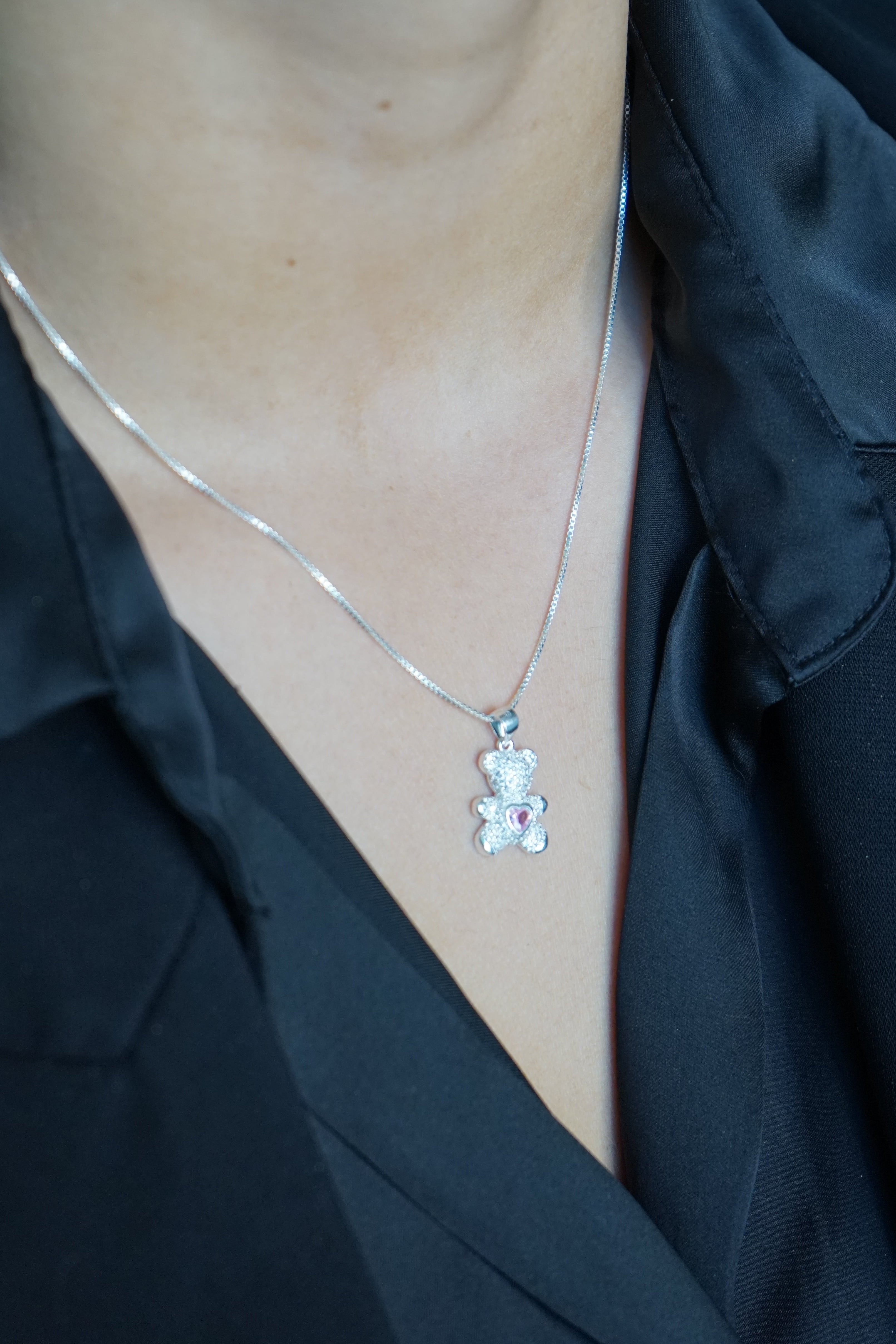 Collar Teddy Love – Plata Fina 925