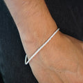 Pulsera Torbillon Especial · Plata Ley 925 · 21 cm · 2 mm (Exclusiva Kristus)