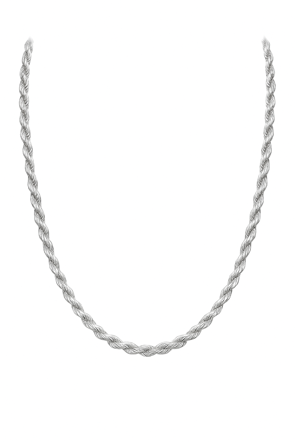 Cadena Tourbillon de Plata 925 – 4 mm · 60 cm