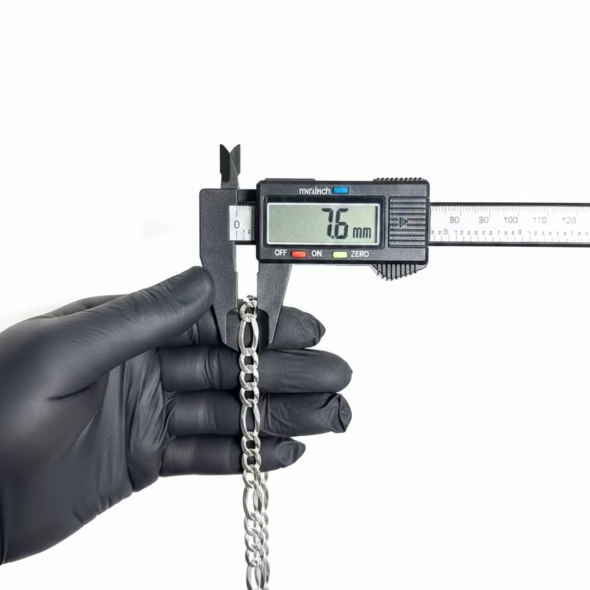 Cadena Cartier Plata 925 – 60 cm Fabricación Italiana