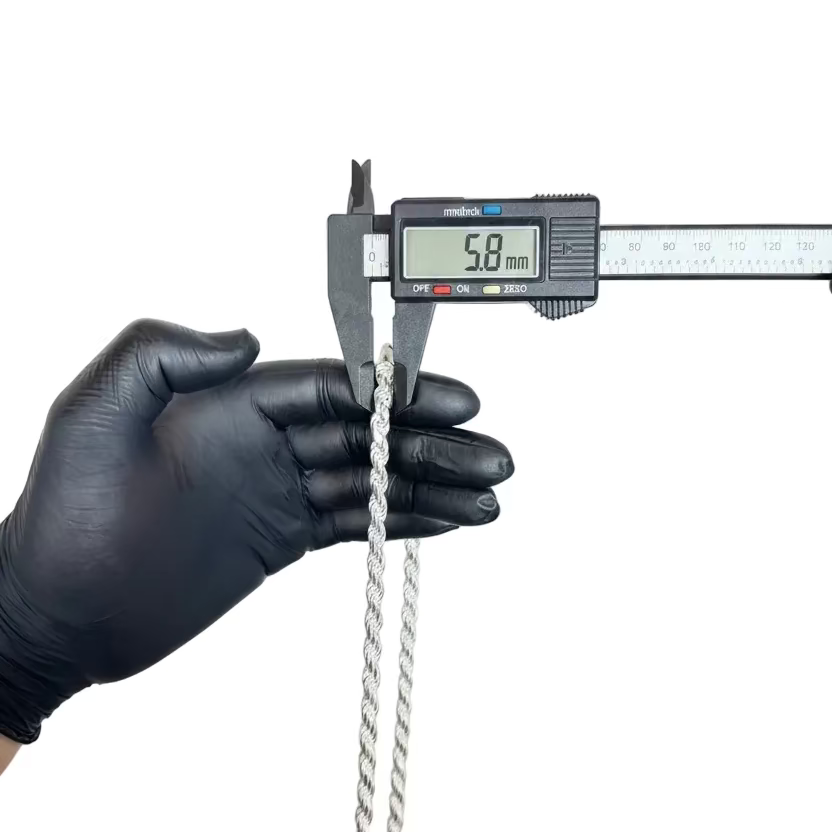 Cadena Tourbillon Plata 925  60 cm – Fabricación Italiana