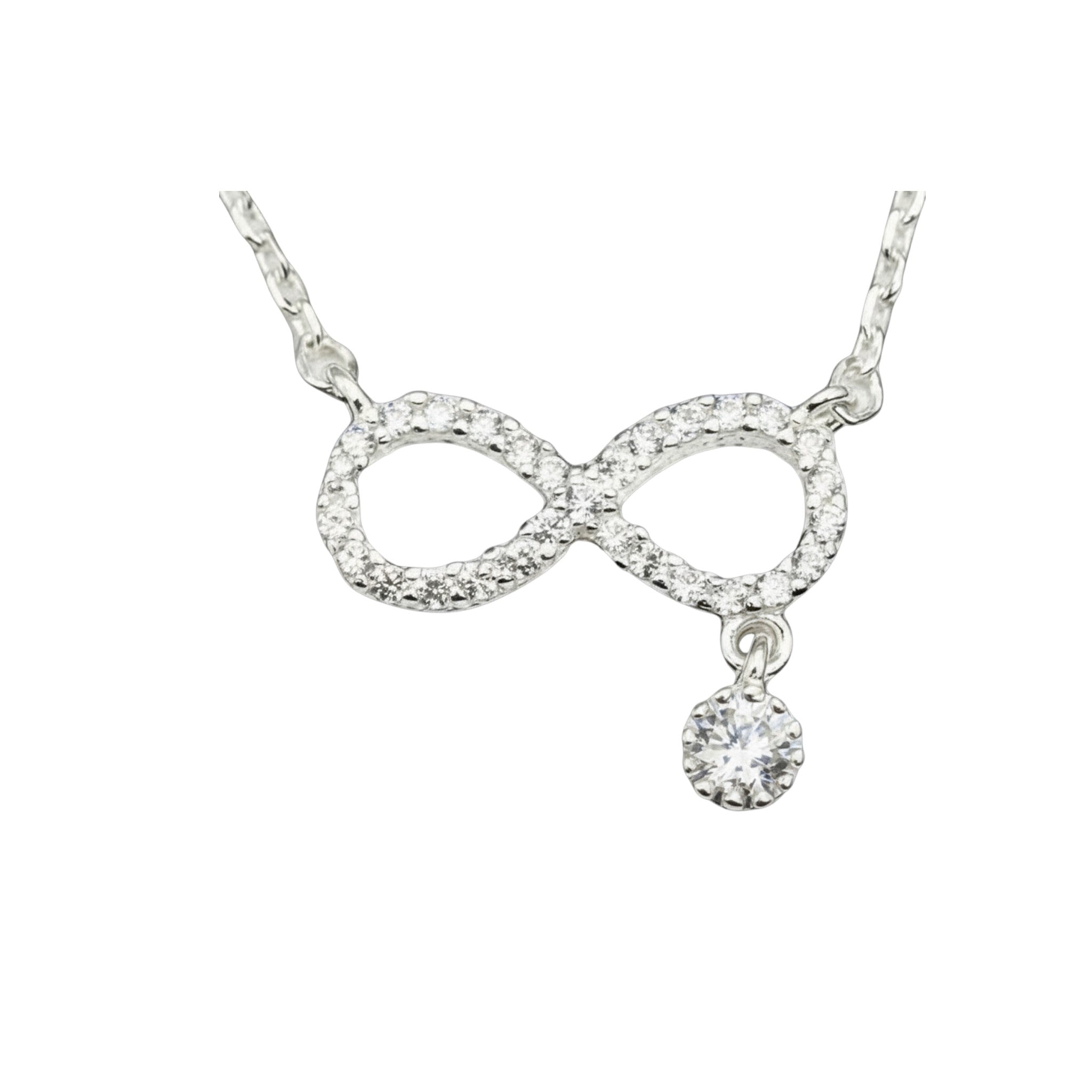 Collar Infinito Brillante – Plata Fina 925