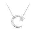 Collar Luna & Estrella – Plata Fina 925